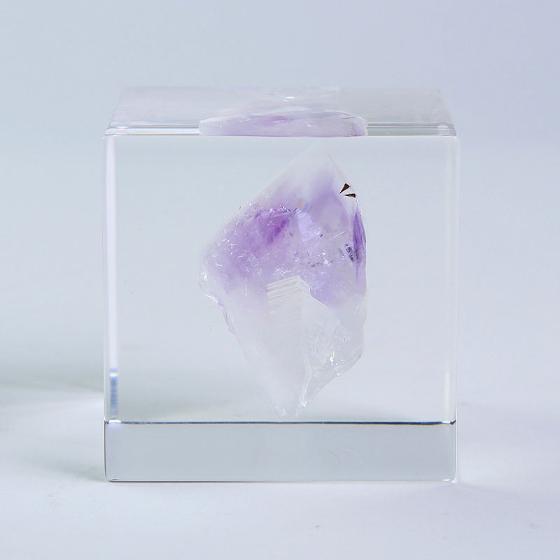 Sola cube Mineral 紫水晶