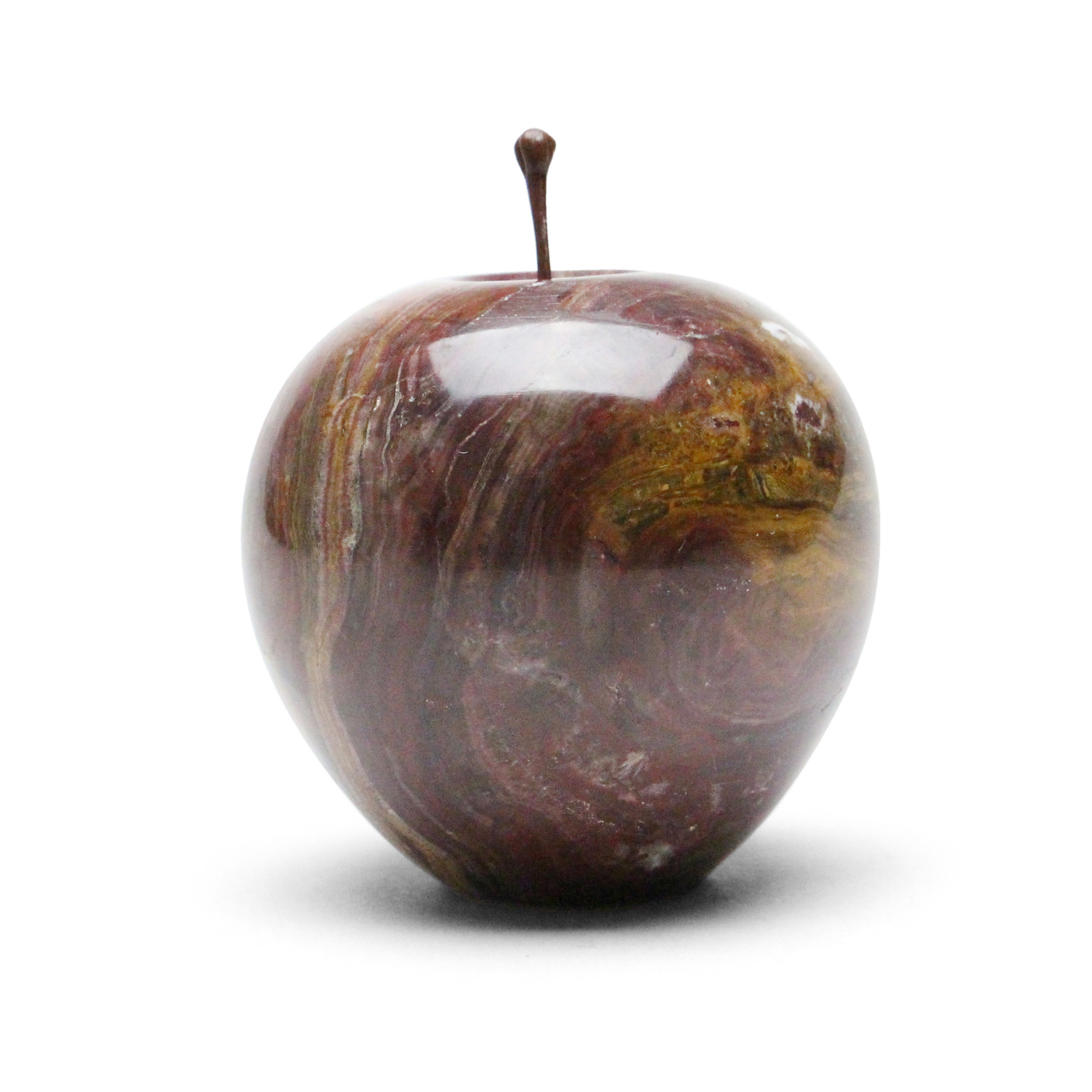 marble Apple オブジェ L ブラウン