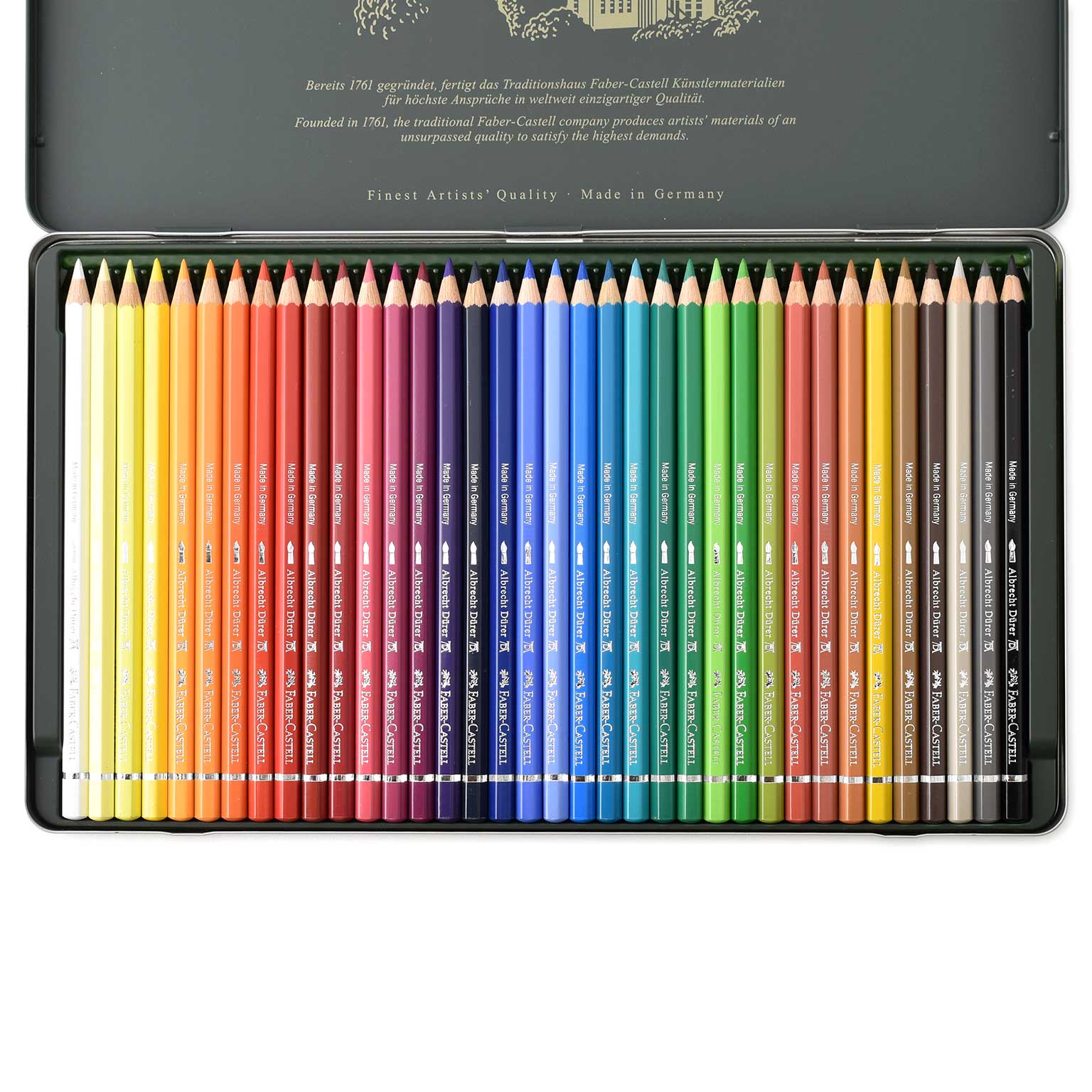 FABER-CASTELL ファーバーカステル 油性色鉛筆 平缶 36色セット