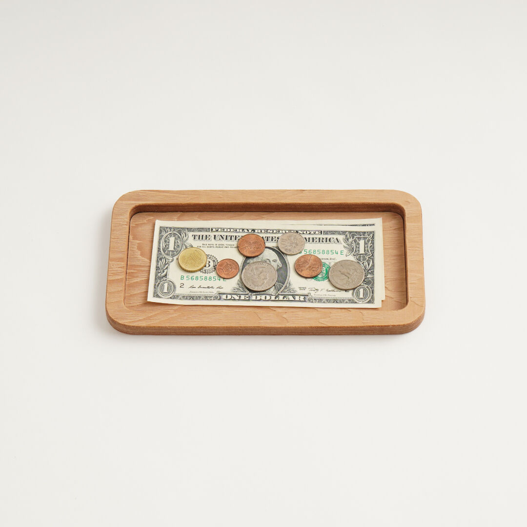 PLYWOOD LEATHER TRAY