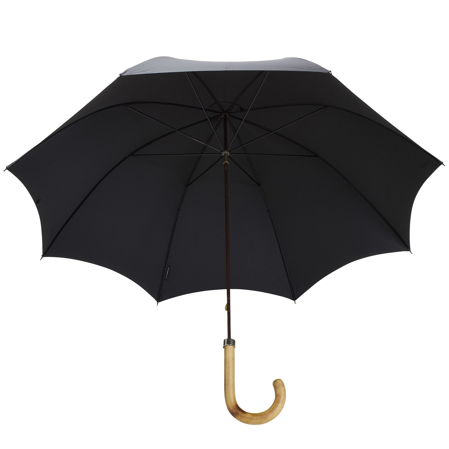長傘 晴雨兼用 ハードウッド ライト/ブラック